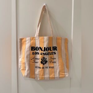 Sézane bonjour Los Angeles tote bag - new